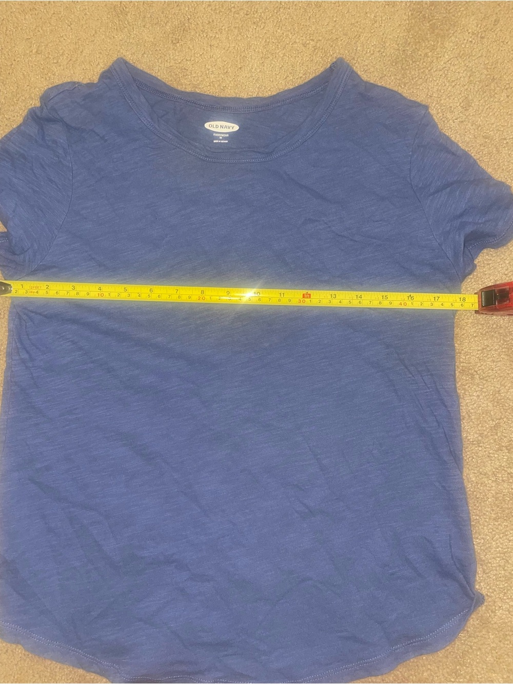Old Navy Blue Short Sleeve Crewneck Tee - Picture 5 of 6